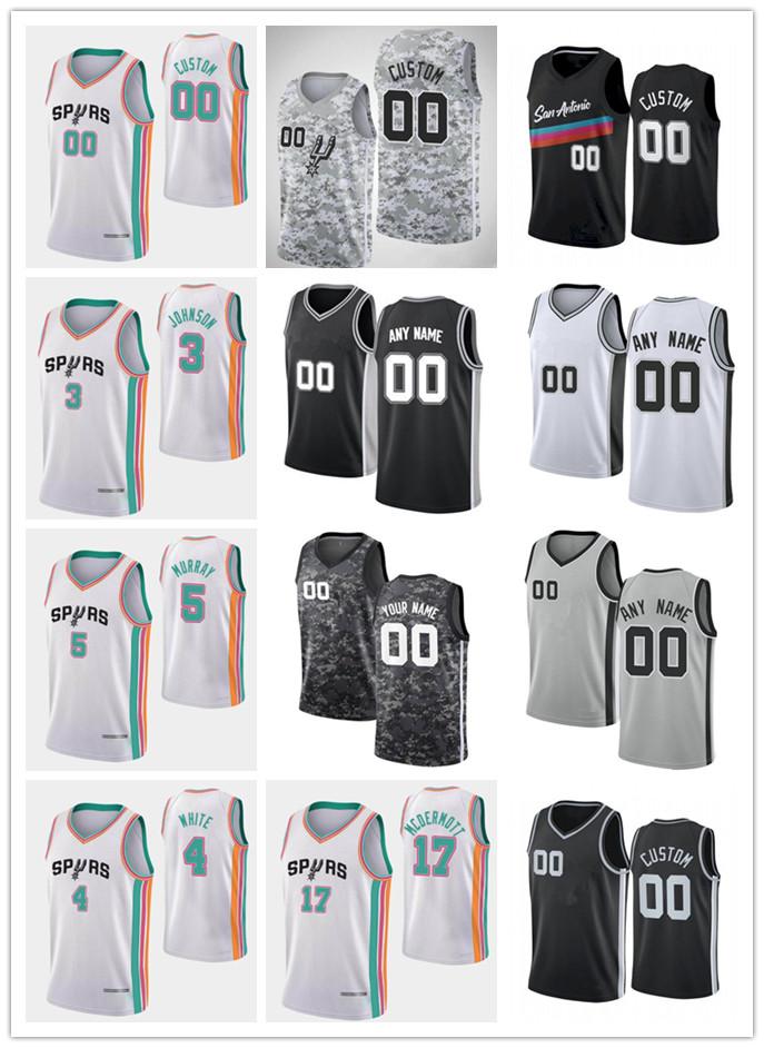 75th Custom Men Youth San AntonioSpursKeldon 3 Johnson Dejounte 5 Murray Derrick 4 White Doug 17 McDermott Basketball Jerseys, Color
75th Custom Men Youth San AntonioSpursKeldon 3 Johnson Dejounte 5 Murray Derrick 4 White Doug 17 McDermott Basketball Jerseys, Color