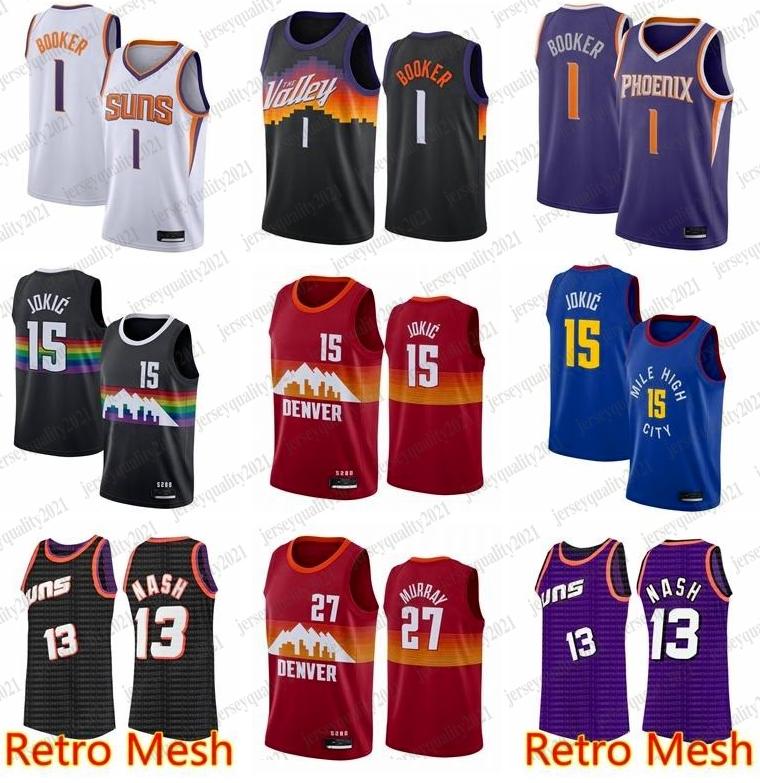 2021 Devin 1 Booker Jersey Chris 3 Paul Nikola 15 Basketball Jokic Jersey Jamal 27 Murray Jerseys Retro Mesh Steve 13 Nash Jersey
2021 Devin 1 Booker Jersey Chris 3 Paul Nikola 15 Basketball Jokic Jersey Jamal 27 Murray Jerseys Retro Mesh Steve 13 Nash Jersey