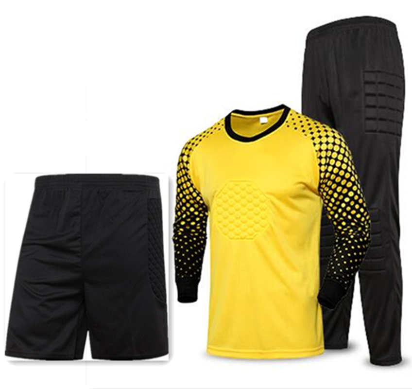 Kids Adult Goalkeeper Soccer Jersey Set Children Men Goalie Football Uniform Sponge Protection Doorkeeper Shirt Pants & Shorts 210421, Red1
Kids Adult Goalkeeper Soccer Jersey Set Children Men Goalie Football Uniform Sponge Protection Doorkeeper Shirt Pants & Shorts 210421, Red1