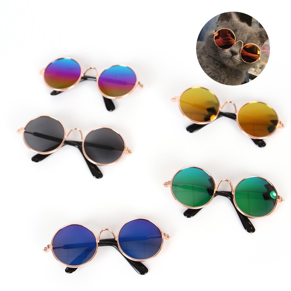 Cat sunglasses dog sunglasses Teddy handsome personality cool funny headwear pet accessories cat glasses sunscreen