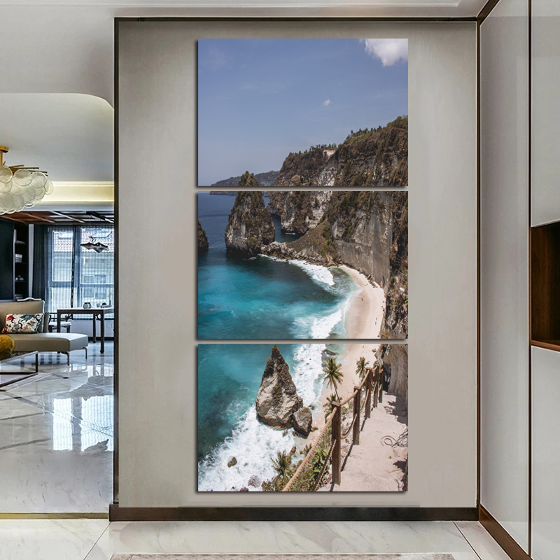 Beach Sea Posters and Prints Canvas Painting Modern Home Decor Wall Art Pictures For Living Room Landscape Indoor Decorations