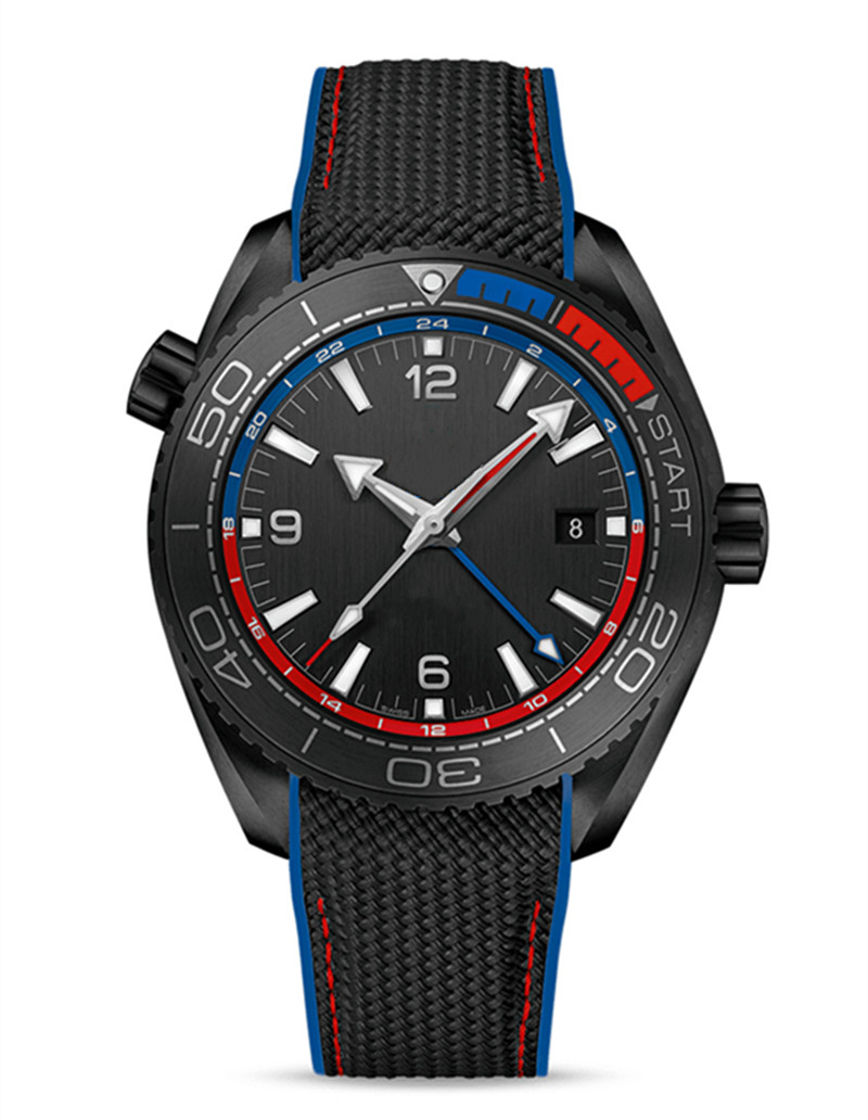 fashion luxury watch U1 factory Automatic Mechanical waterproof sports military watch GMT Men Mens watches designer nylon leather belt Ceramic bezel black clock, Box 
fashion luxury watch U1 factory Automatic Mechanical waterproof sports military watch GMT Men Mens watches designer nylon leather belt Ceramic bezel black clock, Box