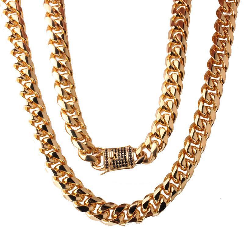 15mm Wide Stainless Steel Cuban Miami Chains Necklaces Black Zircon Box Lock Big Heavy Gold Chain For Men Hip Hop Rock Jewelry
15mm Wide Stainless Steel Cuban Miami Chains Necklaces Black Zircon Box Lock Big Heavy Gold Chain For Men Hip Hop Rock Jewelry