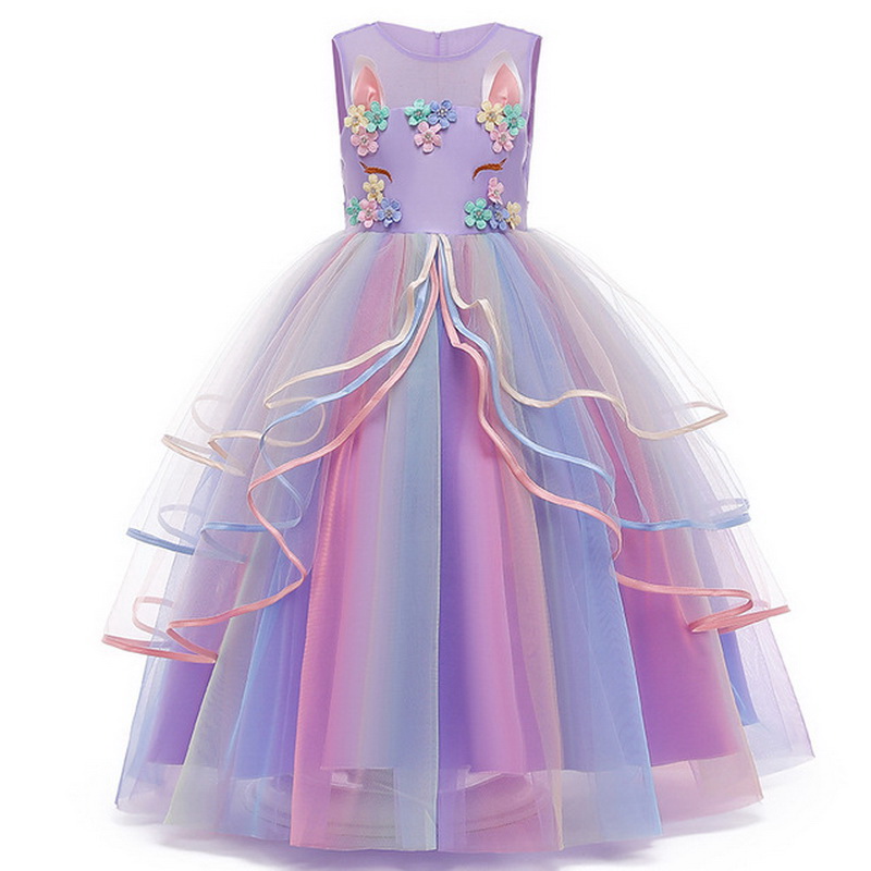 2021 New Summer Teenager Girls Dresses Cartoon Unicorn Appliques for Party Wedding Piano Perform Kids Clothes E0606
2021 New Summer Teenager Girls Dresses Cartoon Unicorn Appliques for Party Wedding Piano Perform Kids Clothes E0606