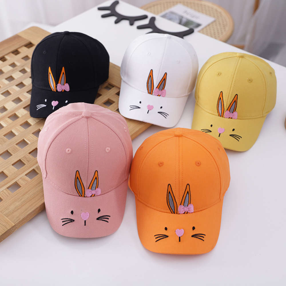 baseball cap in spring and summer children's Korean cute cartoon rabbit embroidered sharing sun visor for boys girls, Yellow
baseball cap in spring and summer children's Korean cute cartoon rabbit embroidered sharing sun visor for boys girls, Yellow