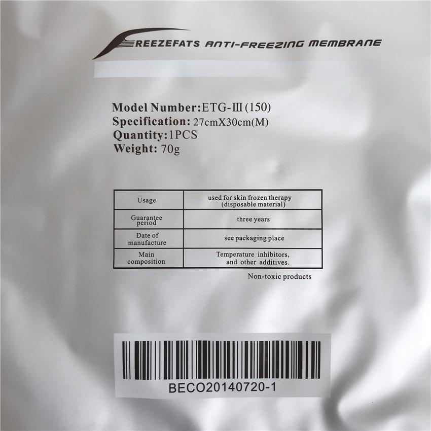 Antifreeze Anti freeze Membranes Mask Film Fat Anti Cooling Gel Pad Cryo for Cryolipolysis Slimming Cool Body Sculpting Accessories 2022
Antifreeze Anti freeze Membranes Mask Film Fat Anti Cooling Gel Pad Cryo for Cryolipolysis Slimming Cool Body Sculpting Accessories 2022
