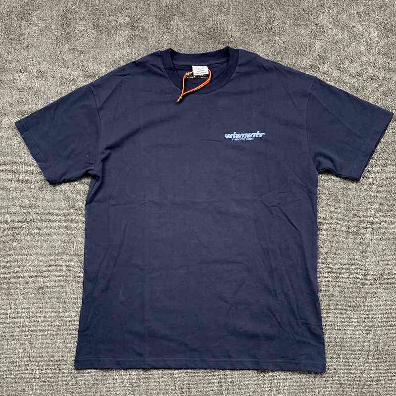 Men's T Shirts GMBH Men Women Double Calender Print T shirts Back Embroidery Tee 210420