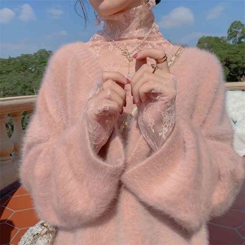 Solid Fleece Sweater Women Winter Warm Thick Sweet Pullover Female Loose Japanese Kawaii Korean Fashion 210519, Beige
Solid Fleece Sweater Women Winter Warm Thick Sweet Pullover Female Loose Japanese Kawaii Korean Fashion 210519, Beige