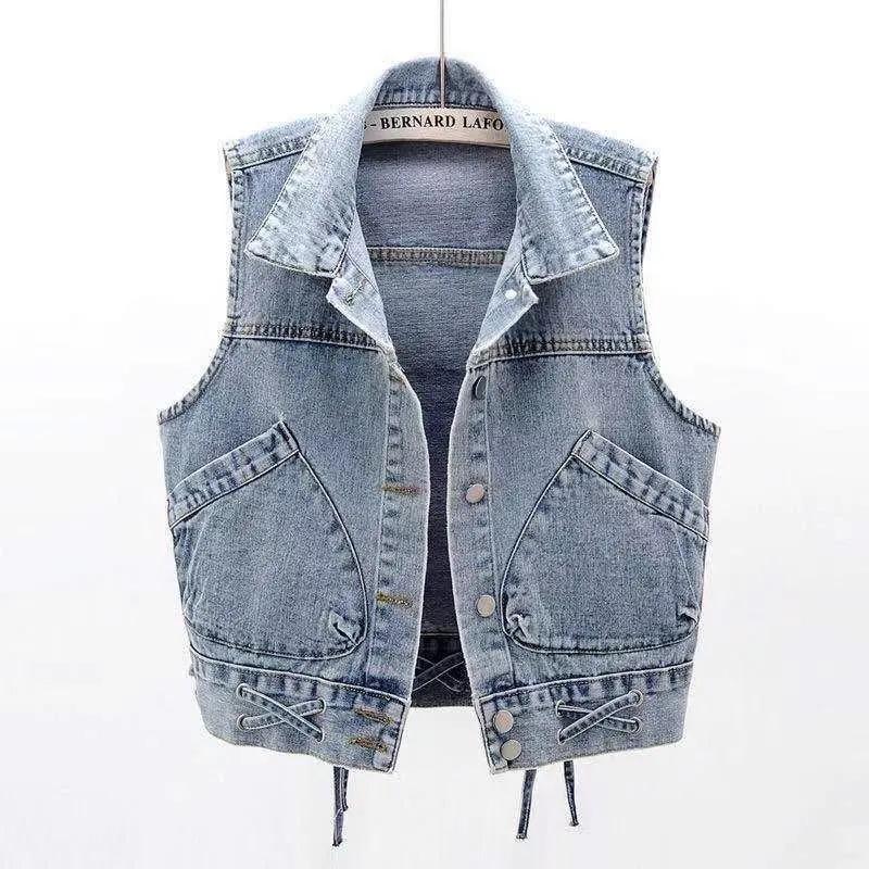 Women's Vests 2021 Women Denim Vest Coat Korean Spring Autumn Female Slim Short Jacket Loose Plus Size Blue, Black;white
Women's Vests 2021 Women Denim Vest Coat Korean Spring Autumn Female Slim Short Jacket Loose Plus Size Blue, Black;white