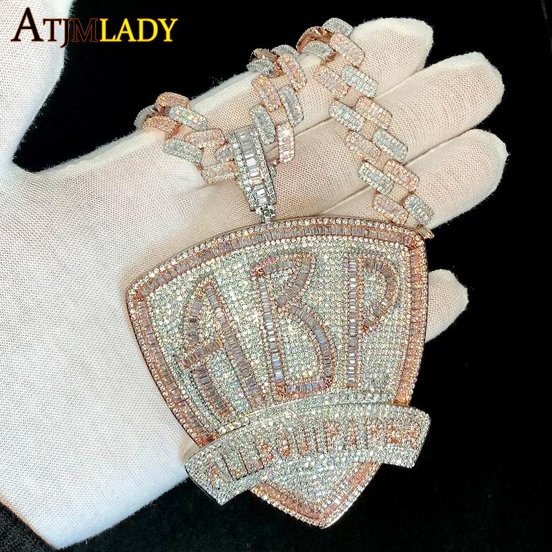 Chains Baguette Initial Letters Pendant Necklace Hip Hop Bling ABP Charm With Twist Rope Chain Full Iced Out Cubic Zirconia Jewelry
Chains Baguette Initial Letters Pendant Necklace Hip Hop Bling ABP Charm With Twist Rope Chain Full Iced Out Cubic Zirconia Jewelry
