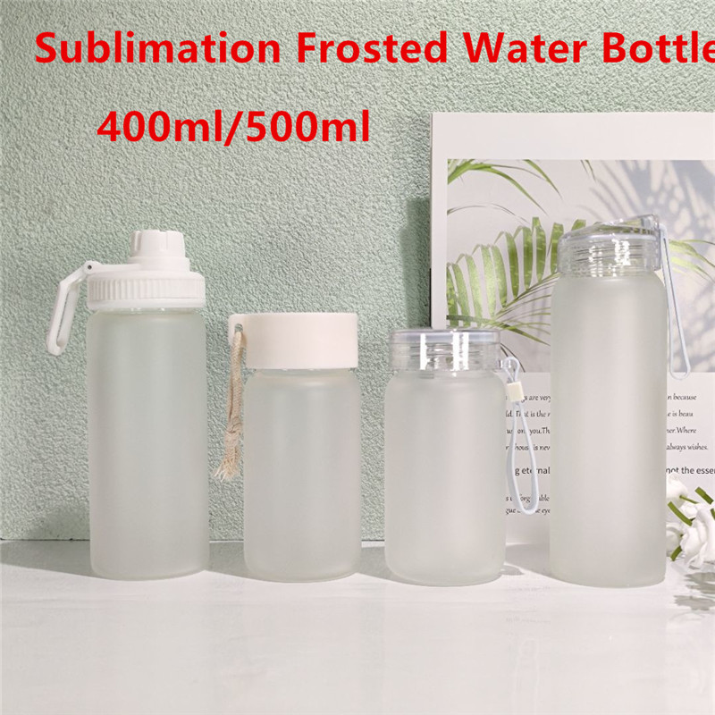 DIY Sublimation Frosted Water Bottle Frosted Glass Mug Matte Glass Juice Bottle Transparent Blank Sublimation Tumbler Travel Mug 400ml 500ml, As picture
DIY Sublimation Frosted Water Bottle Frosted Glass Mug Matte Glass Juice Bottle Transparent Blank Sublimation Tumbler Travel Mug 400ml 500ml, As picture