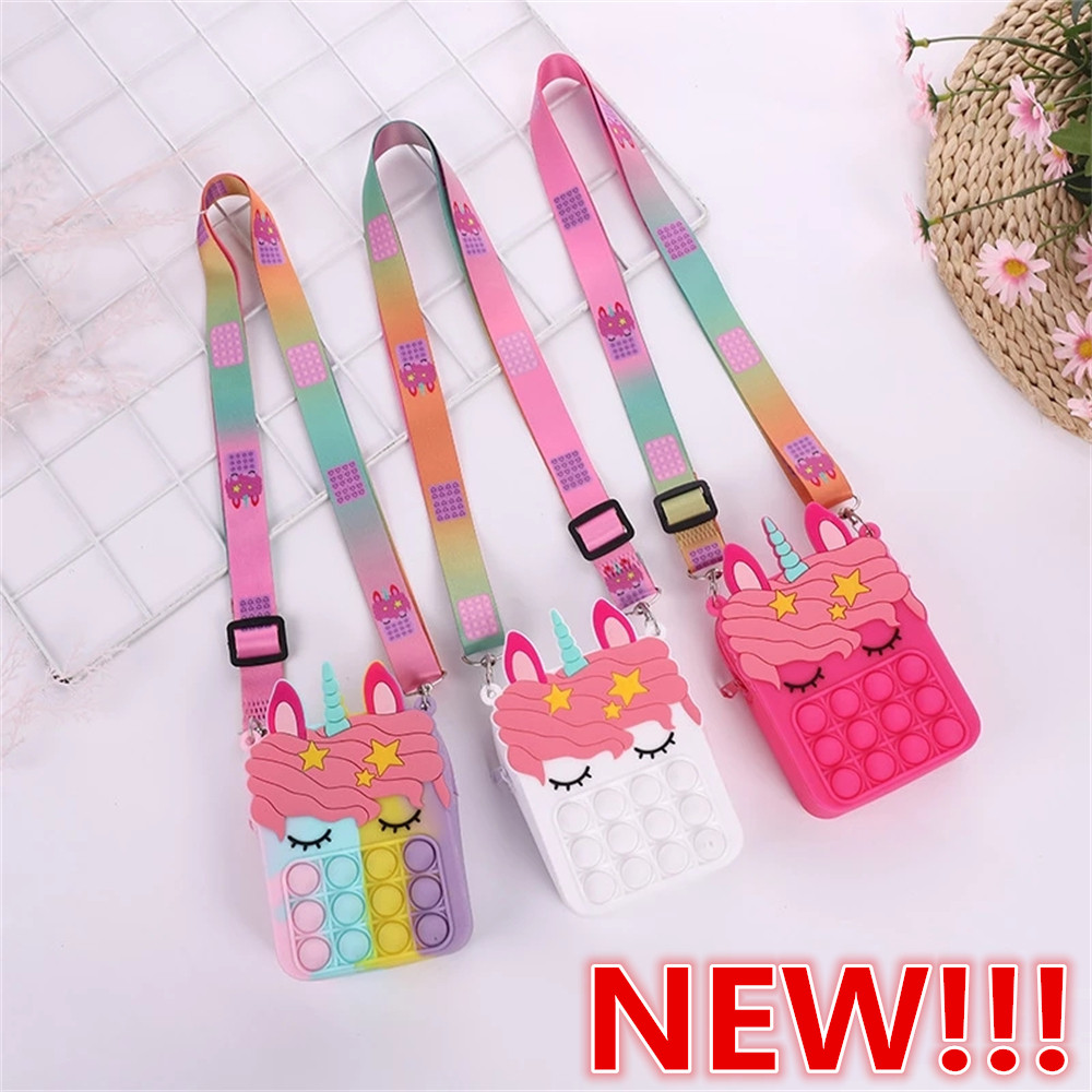 Fashion Bag Fidget Toys Sensory Wallet kid Push Bubble Rainbow Anti Stress Educational Children And Adults Decompression Toy Christmas Gift Fast Shipping
Fashion Bag Fidget Toys Sensory Wallet kid Push Bubble Rainbow Anti Stress Educational Children And Adults Decompression Toy Christmas Gift Fast Shipping