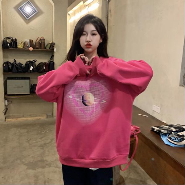 Women's Hoodies & Sweatshirts Official Figure Love Star Print Autumn Korean Style Retro Wide, Black
Women's Hoodies & Sweatshirts Official Figure Love Star Print Autumn Korean Style Retro Wide, Black