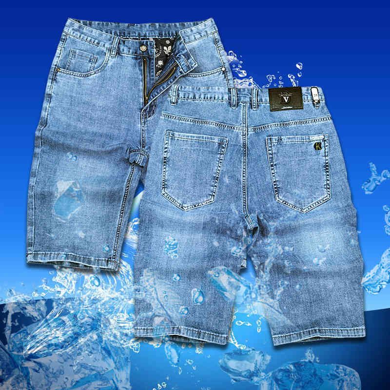 shorts 2021 summer men's denim quality casual stretch capris loose supermarket, White;black
shorts 2021 summer men's denim quality casual stretch capris loose supermarket, White;black