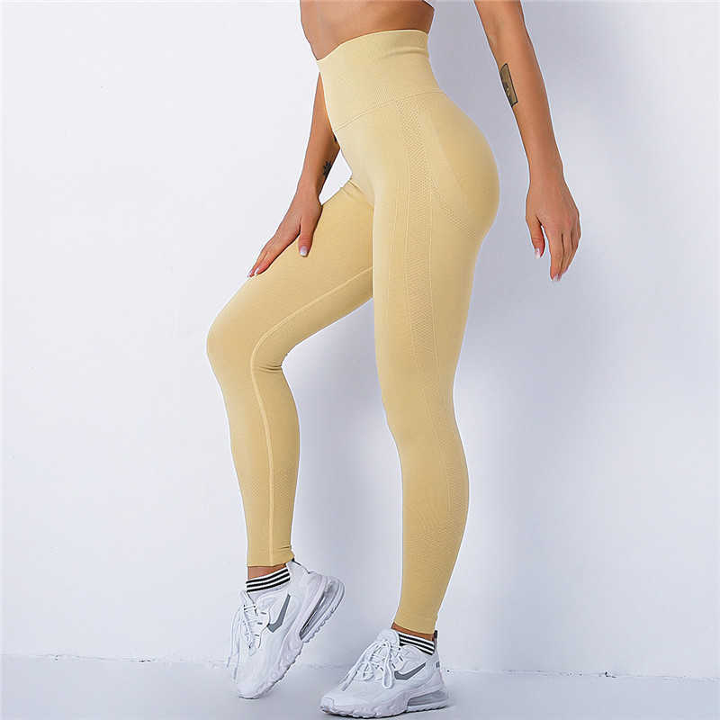 Women Spandex 20% Seamless Leggings Bubble Butt Push Up Workout Legging Slim High Waist Leggins Mujer Fitness Pants 210820