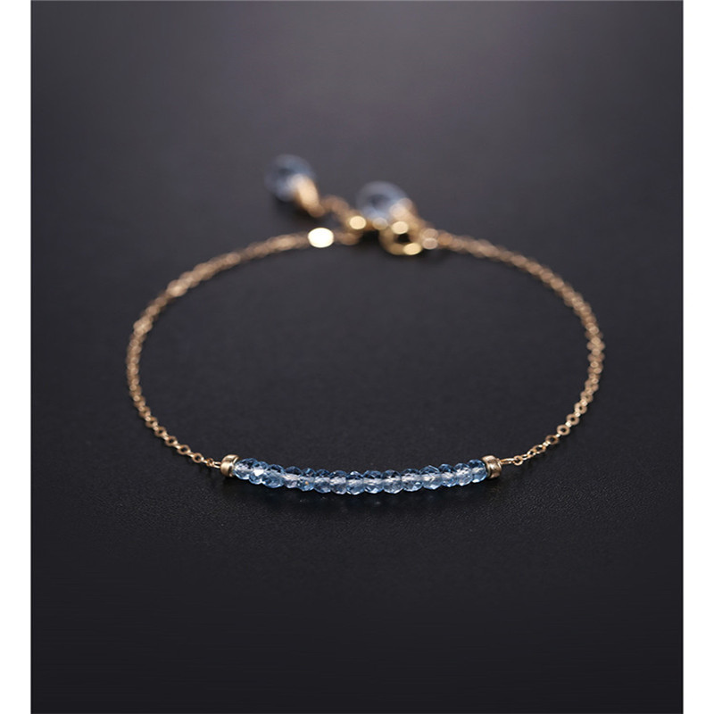 DAIMI Sky Blue Topaz Bracelet Female gemstones Genuine Yellow 14K Gold Injection Jewelry
DAIMI Sky Blue Topaz Bracelet Female gemstones Genuine Yellow 14K Gold Injection Jewelry