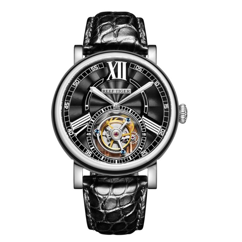 Wristwatches Reef Tiger Men Tourbillion Watches,men Wrist Watch Ultrathin Luxury Man Mechanical Wristwatch Waterproof Relogio Leather Strap, Tourbillon watch 5
Wristwatches Reef Tiger Men Tourbillion Watches,men Wrist Watch Ultrathin Luxury Man Mechanical Wristwatch Waterproof Relogio Leather Strap, Tourbillon watch 5