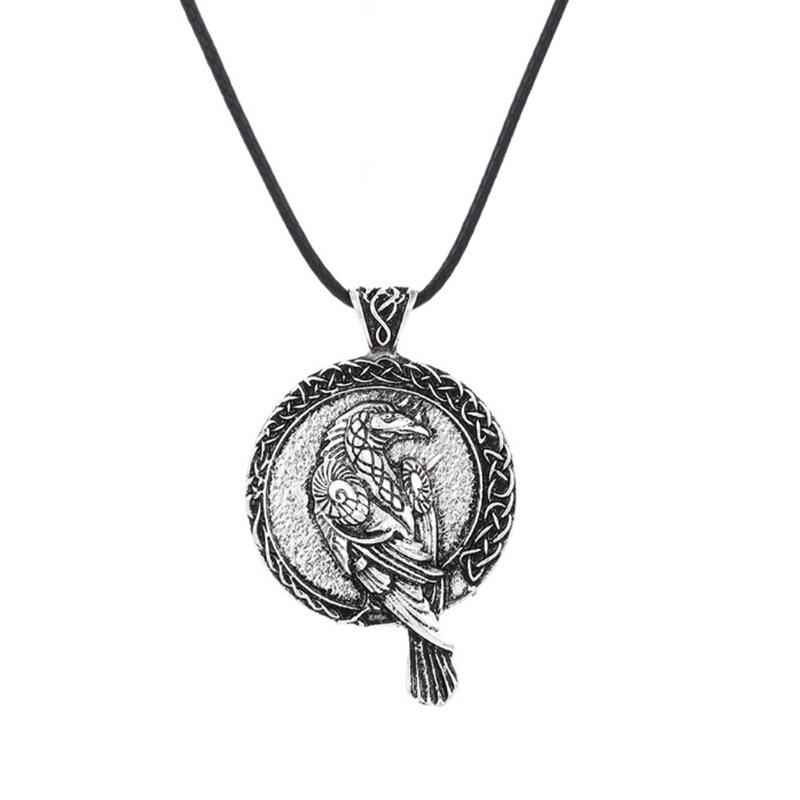 Pendant Necklaces Nordic Necklace Raven Black Bird Crow Women Men Jewelry Gift, Silver
Pendant Necklaces Nordic Necklace Raven Black Bird Crow Women Men Jewelry Gift, Silver