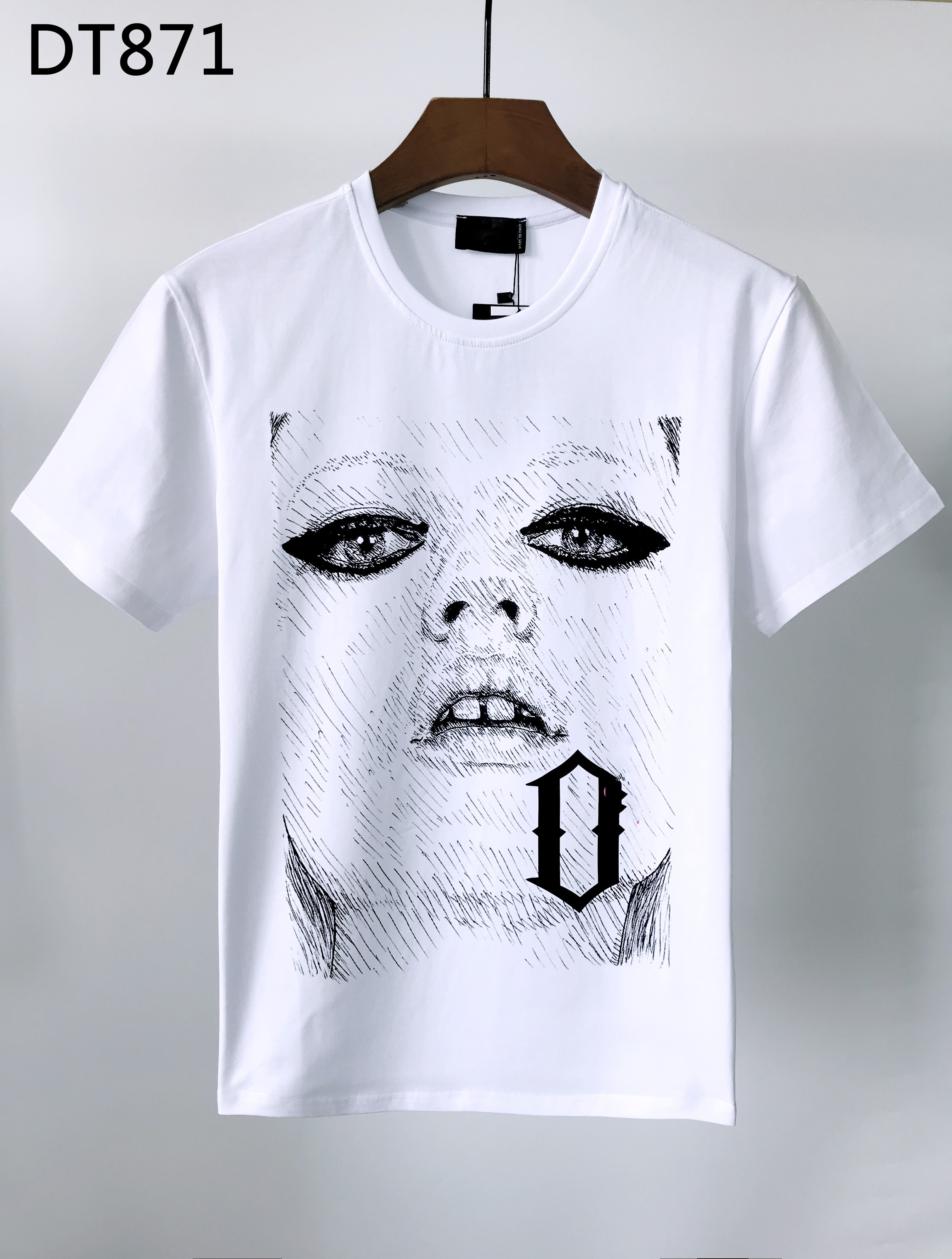 2021 Men&women Tee summer fashion round neck short sleeve trend letter printing breathable T-shirt size :-3XL Top2, Clear
2021 Men&women Tee summer fashion round neck short sleeve trend letter printing breathable T-shirt size :-3XL Top2, Clear