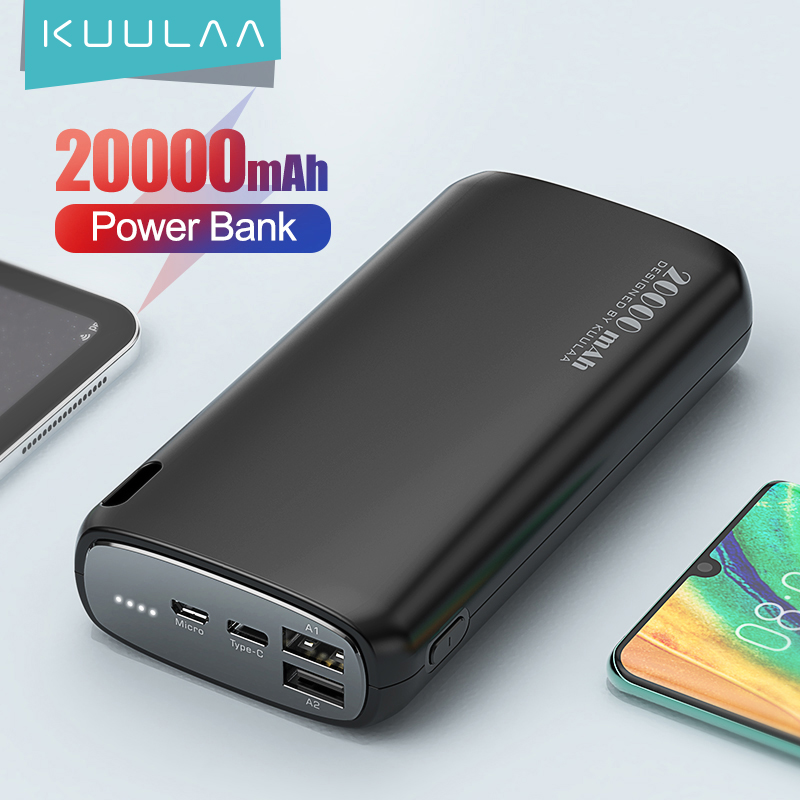 KUULAA Power Bank 20000mAh Portable Charging Poverbank Mobile Phone External Battery Charger Powerbank 20000 mAh for Xiaomi Mi
KUULAA Power Bank 20000mAh Portable Charging Poverbank Mobile Phone External Battery Charger Powerbank 20000 mAh for Xiaomi Mi