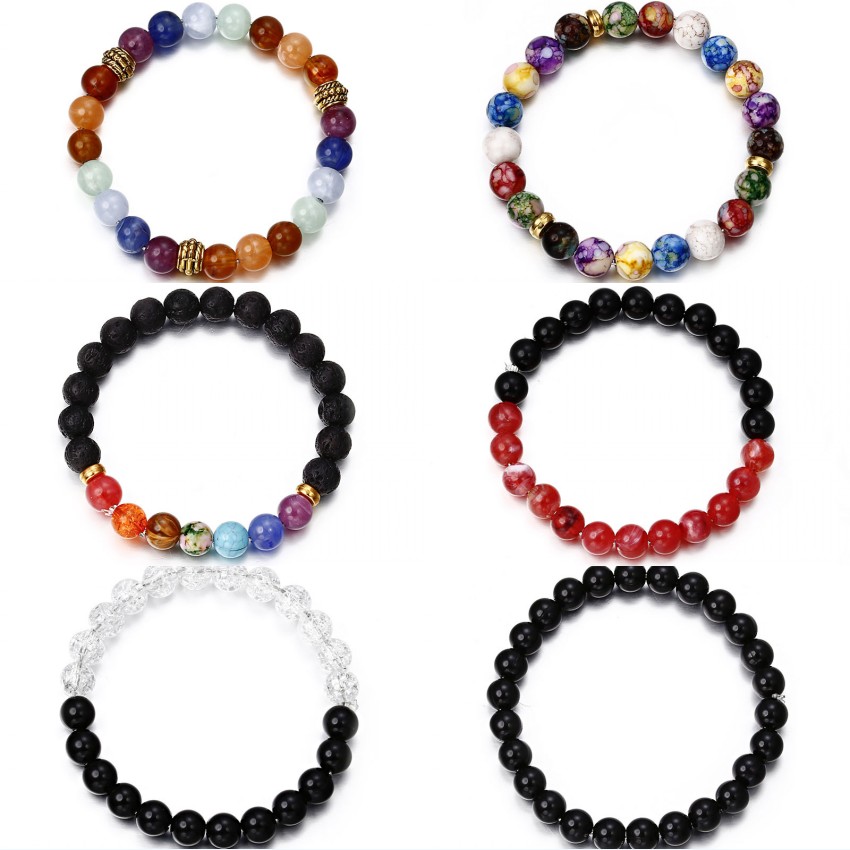 Kimter Natural Volcanic Stone Bracelet Colorful Chakra Beads Bracelets for Women Men Yoga Elastic Energy Jewelry Free DHL M493A F
Kimter Natural Volcanic Stone Bracelet Colorful Chakra Beads Bracelets for Women Men Yoga Elastic Energy Jewelry Free DHL M493A F
