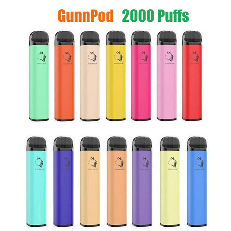 GunnPod Disposable Vape E cigarette Pods Device Kit 2000 Puffs 1250mAh Battery Prefilled 8ml Pod Stick Pen air bar lux max bang xxl
GunnPod Disposable Vape E cigarette Pods Device Kit 2000 Puffs 1250mAh Battery Prefilled 8ml Pod Stick Pen air bar lux max bang xxl