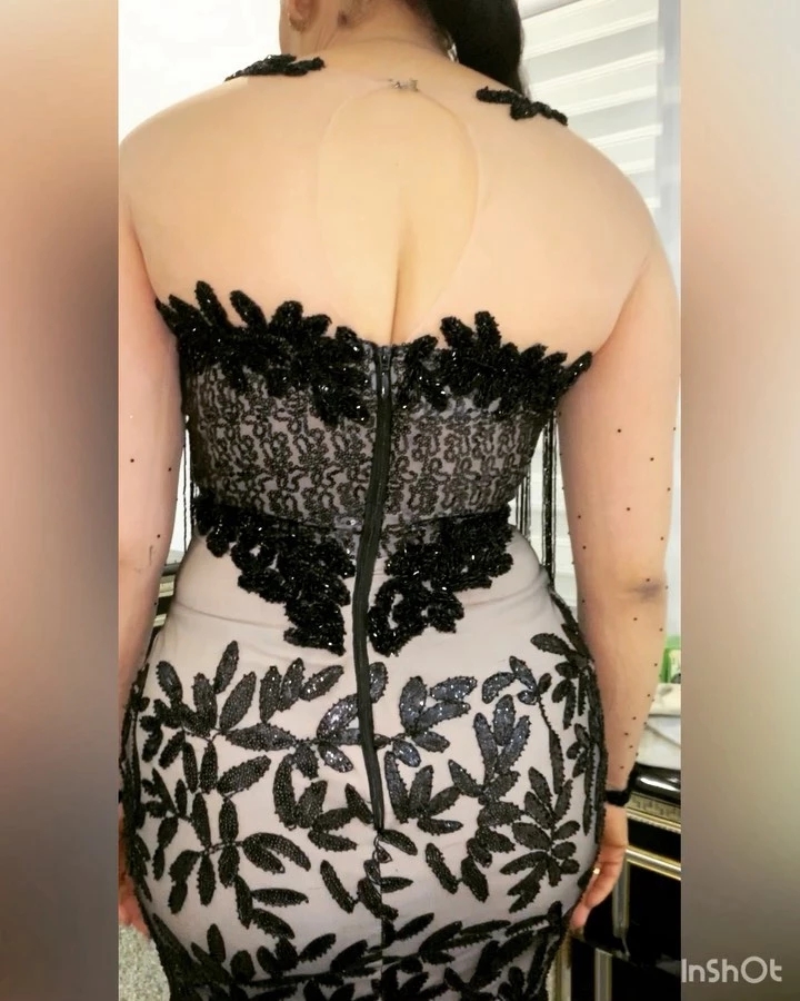 Black Lace Evening Dresses Women Plus Size Long Sleeves Mermaid Aso Ebi Prom Dress Appliques Custom Made South Africa Gown