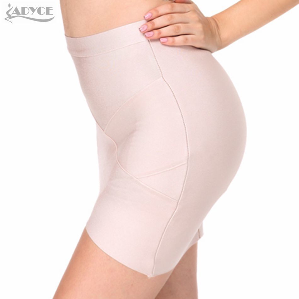 Summer Sexy Bodycon Slim Stretch Pencil Bandage Skirts Nude Pink Celebrity Evening Party Skirt 210423