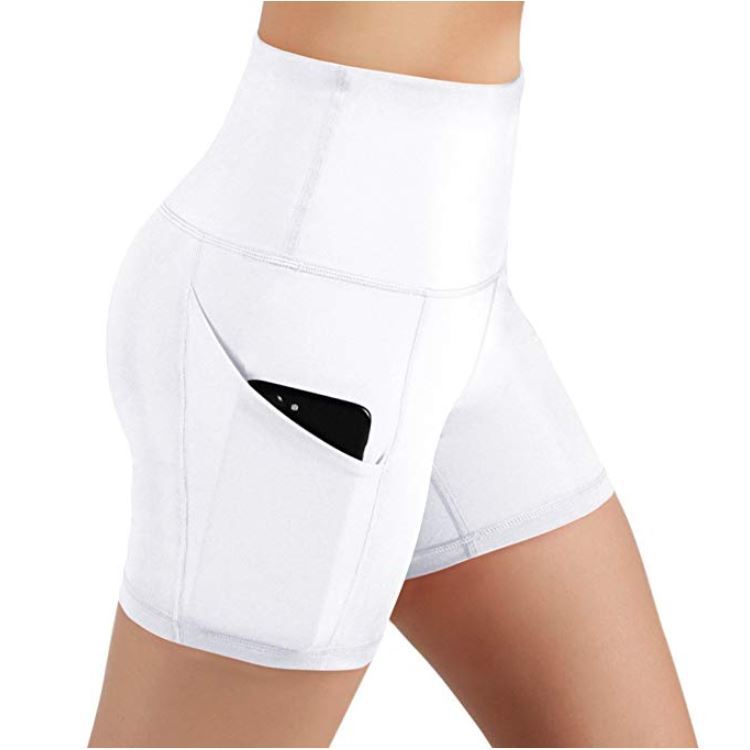 Workout Shorts Yoga Leggings Women High Waisted Stretchy Athletic Ladies Fitness Short Pants