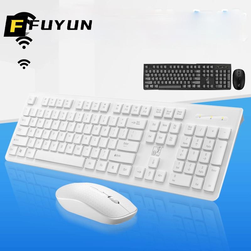 Keyboard Mouse Combos FUYUN Wireless Combo Compact 2.4GHz Technology Plug And Play Classic Simple Keyboards Mice Set 1600 DPI F75
Keyboard Mouse Combos FUYUN Wireless Combo Compact 2.4GHz Technology Plug And Play Classic Simple Keyboards Mice Set 1600 DPI F75