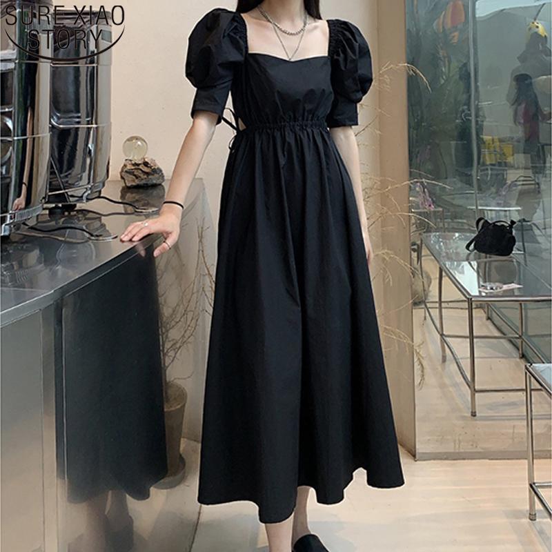 Casual Dresses Vintage Short Puff Sleeve Midi Long 2022 Office Lady Elegant Summer Dress Women Niche French Style Black 14502, Black;gray
Casual Dresses Vintage Short Puff Sleeve Midi Long 2022 Office Lady Elegant Summer Dress Women Niche French Style Black 14502, Black;gray