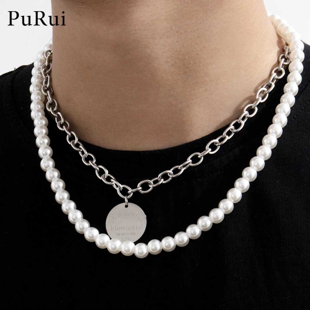 Ins Punk Hiphop Cuban Thick Chain Choker Necklace Sets for Men Vintage Pearl Necklac Carved Love Coin Pendant Jewelry, Silver
Ins Punk Hiphop Cuban Thick Chain Choker Necklace Sets for Men Vintage Pearl Necklac Carved Love Coin Pendant Jewelry, Silver