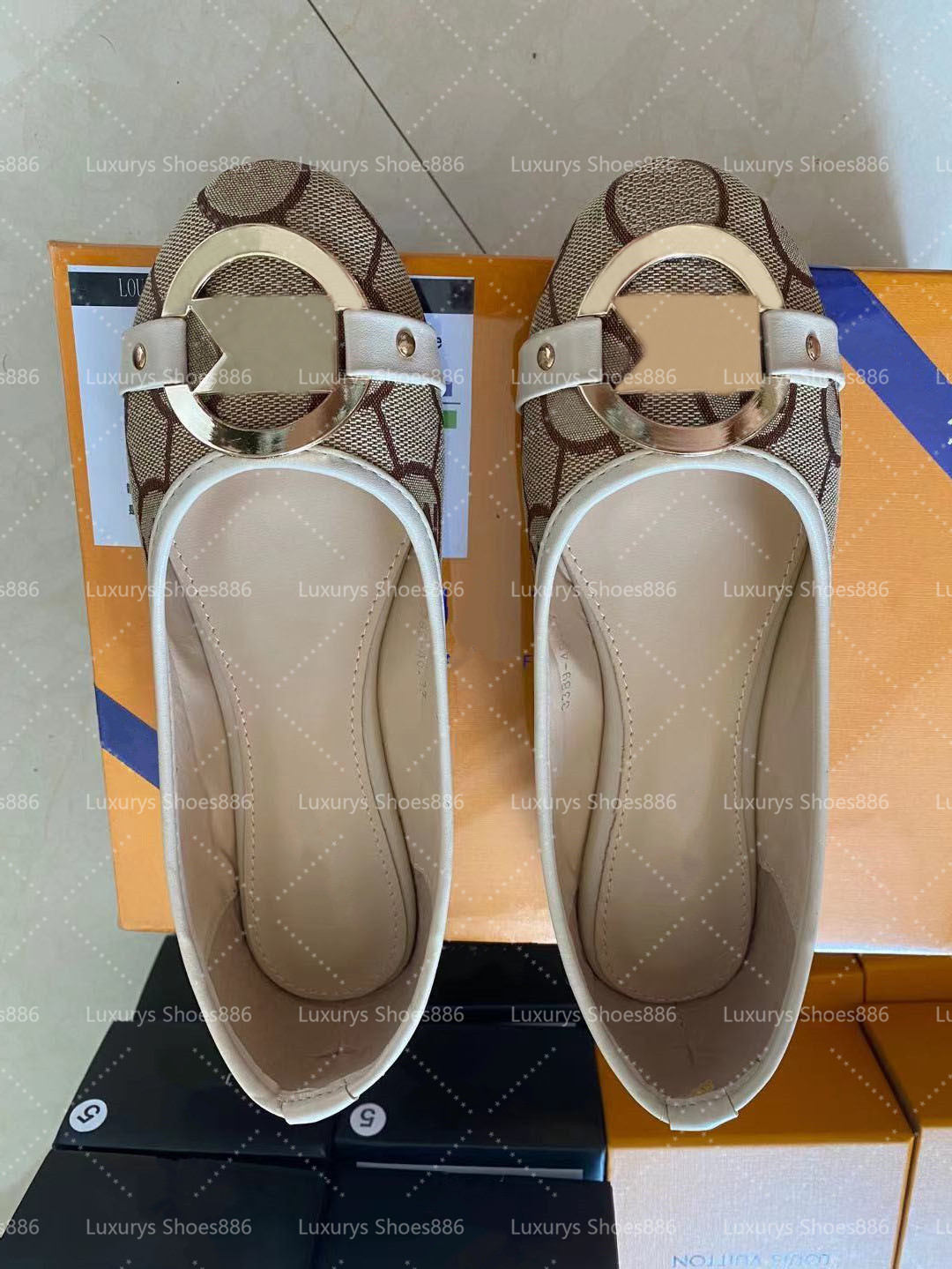 Classic designer casual shoes fashion driving sliding brocade gear luxury brand lady ballet shoes
Classic designer casual shoes fashion driving sliding brocade gear luxury brand lady ballet shoes