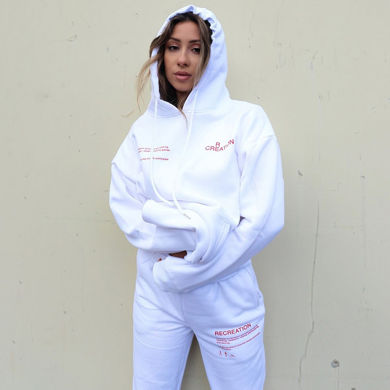 Paris Girl Women Hoodies and Pants 2 Piece Set Ladies Autumn Winter Letter Print Pocket Warm Loose Pullover Sweatshirts Suits 210524, Gray
Paris Girl Women Hoodies and Pants 2 Piece Set Ladies Autumn Winter Letter Print Pocket Warm Loose Pullover Sweatshirts Suits 210524, Gray