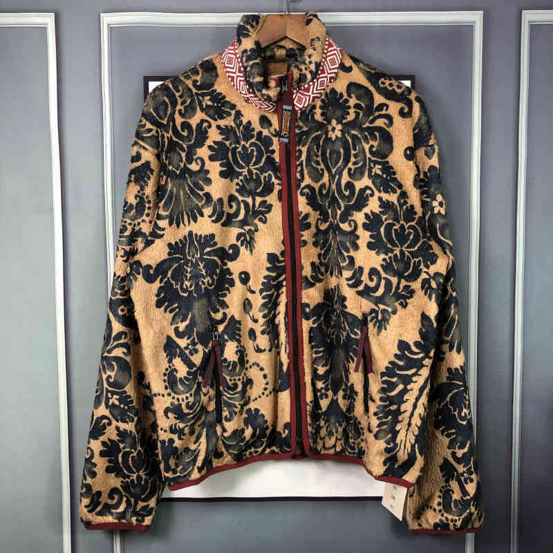Kapital Hirata Hongming ethnic group wind Tang grass pattern fleece lamb jacket men's and women's coats, Black;brown
Kapital Hirata Hongming ethnic group wind Tang grass pattern fleece lamb jacket men's and women's coats, Black;brown