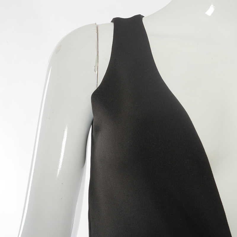 Women Sexy Halter Deep V Neck Backless Mini Dress Zipper Shorts Bodycon Pink Dresses Club Party Beach Robe E-girl Y2K Clothes 210623