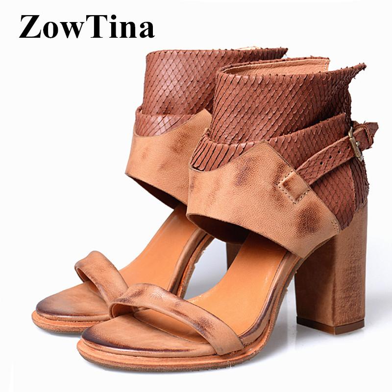 Light Brown Women Real Leather Sandals Gladiator Ankle Strap Boots Spring Design Chunky High Heels Ladies Shoes Pumps, Blue
Light Brown Women Real Leather Sandals Gladiator Ankle Strap Boots Spring Design Chunky High Heels Ladies Shoes Pumps, Blue