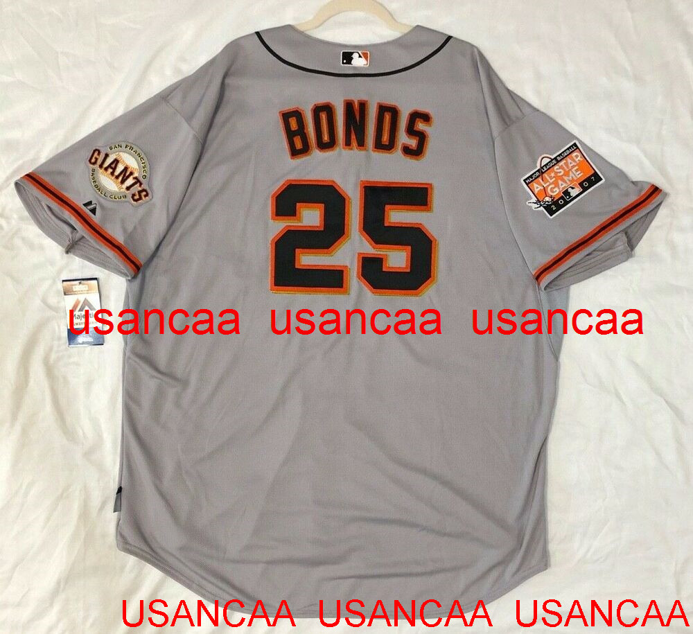 Stitched 2007 ALL STAR PATCH BARRY BONDS COOL BASE JERSEY Throwback Jerseys Men Women Youth Baseball XS-5XL 6XL, Grey
Stitched 2007 ALL STAR PATCH BARRY BONDS COOL BASE JERSEY Throwback Jerseys Men Women Youth Baseball XS-5XL 6XL, Grey