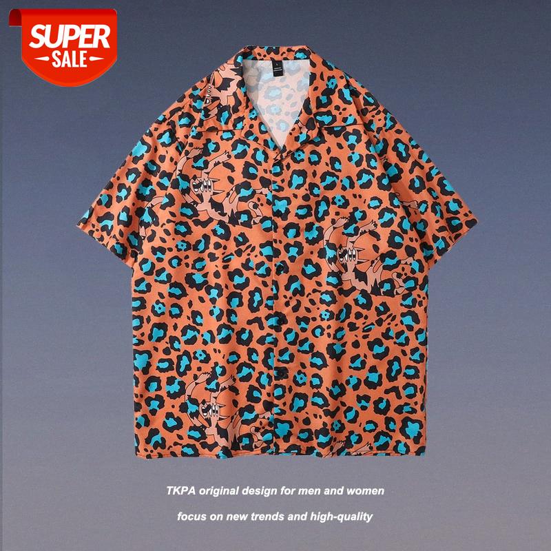 TKPA leopard flower shirt men and women net red hip hop street Harajuku style holiday beach #I60B, White;black
TKPA leopard flower shirt men and women net red hip hop street Harajuku style holiday beach #I60B, White;black