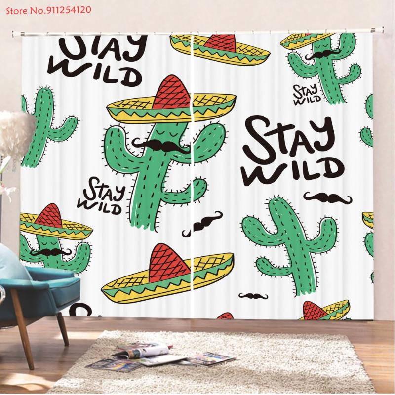 Panels Blackout Window Drapes For Living Room Bedroom Cartoon Plants Modern Decor Treatments Home Curtain
Panels Blackout Window Drapes For Living Room Bedroom Cartoon Plants Modern Decor Treatments Home Curtain