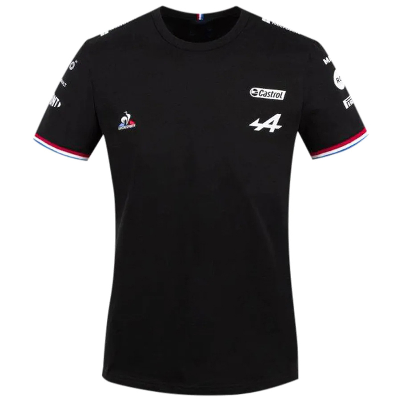 the New Alpine Team Renault F1 Black White T-shirt Clothing Alonso with Short Sleeves
the New Alpine Team Renault F1 Black White T-shirt Clothing Alonso with Short Sleeves