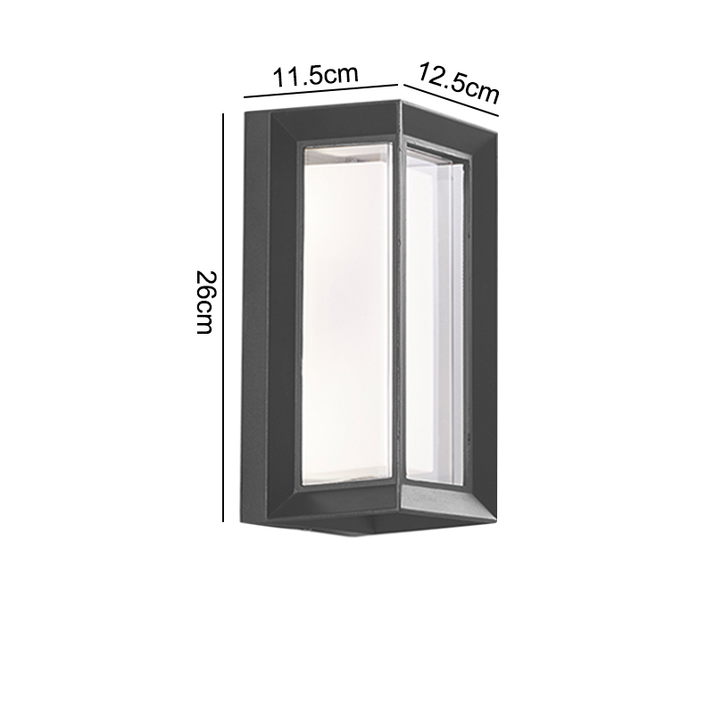 Modern Porch Light Waterproof LED Wall Lamps For Courtyard Patio Balcony Garden Front Door Outdoor Lighting AC90-260V