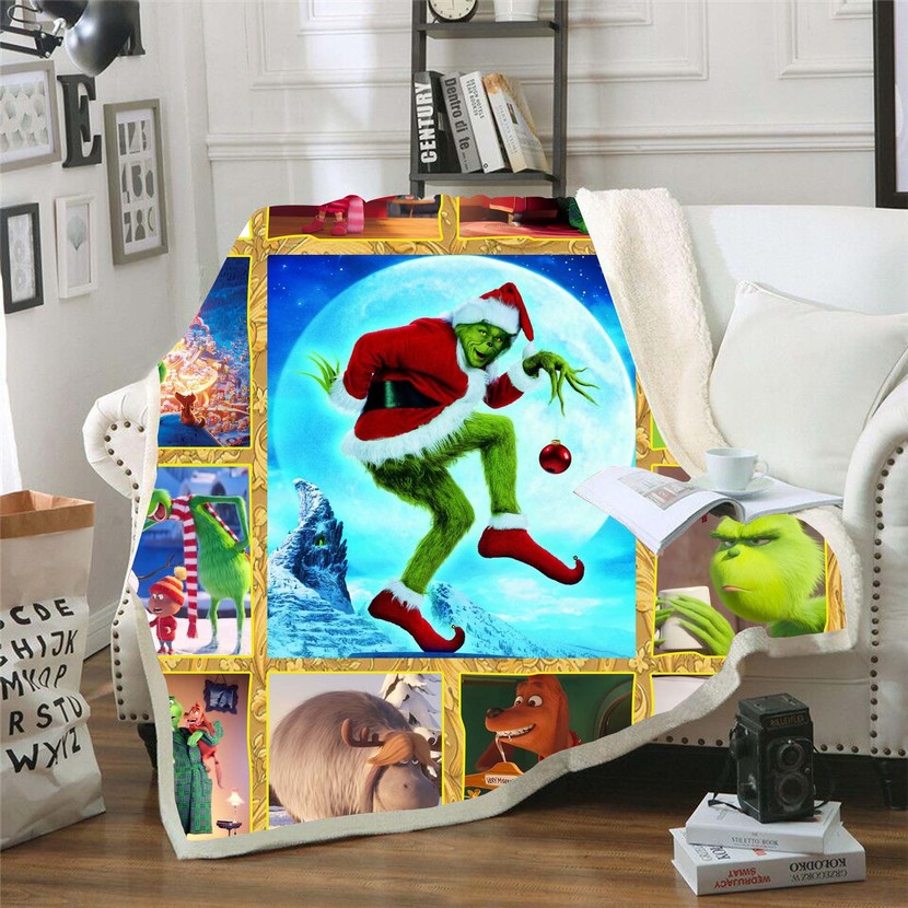 3D Print The Grinch Stole Christmas Blanket Sofa Flannel Scotland Pattern Custom Printed Fleece Throw Bedspread Soft Blanket
3D Print The Grinch Stole Christmas Blanket Sofa Flannel Scotland Pattern Custom Printed Fleece Throw Bedspread Soft Blanket