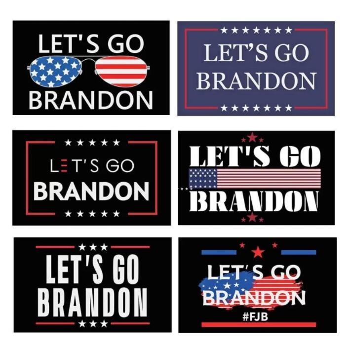 DHL New Let's go Brandon Flags Trump Election Flag Double Sided Presidential 150*90cm Wholesale CN05
DHL New Let's go Brandon Flags Trump Election Flag Double Sided Presidential 150*90cm Wholesale CN05
