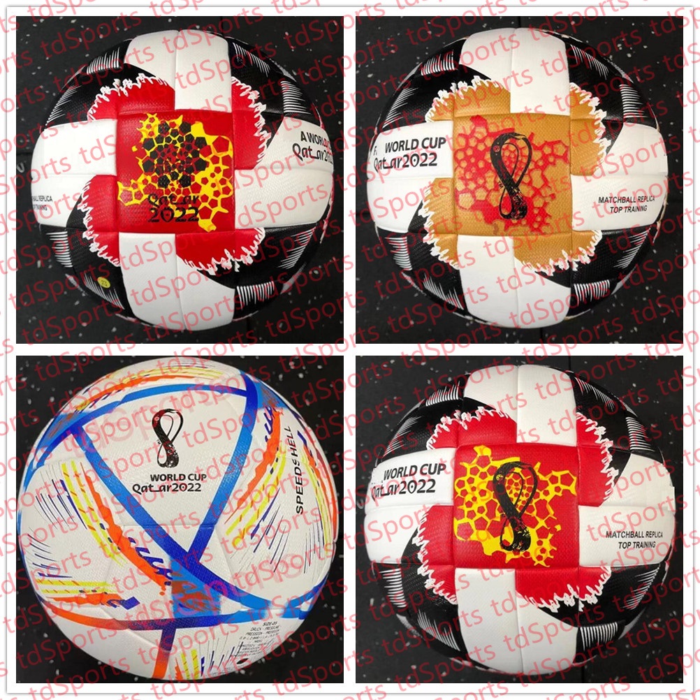 New Qatar top quality 2022 World Cup soccer Ball Size 5 high-grade nice match football (Ship the balls without air)
New Qatar top quality 2022 World Cup soccer Ball Size 5 high-grade nice match football (Ship the balls without air)