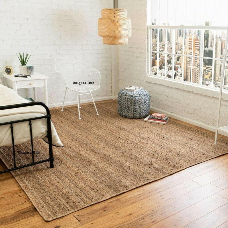Carpets Rug 100% Natural Jute Handmade Reversible Runner Rustic Look Area Carpet, As pic
Carpets Rug 100% Natural Jute Handmade Reversible Runner Rustic Look Area Carpet, As pic