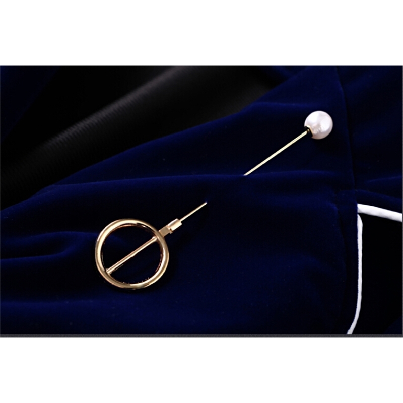 High Quality Runway Women's Notched High-End Velvet Dress Double-Breasted Winter Long Sleeve Vestidos 210520