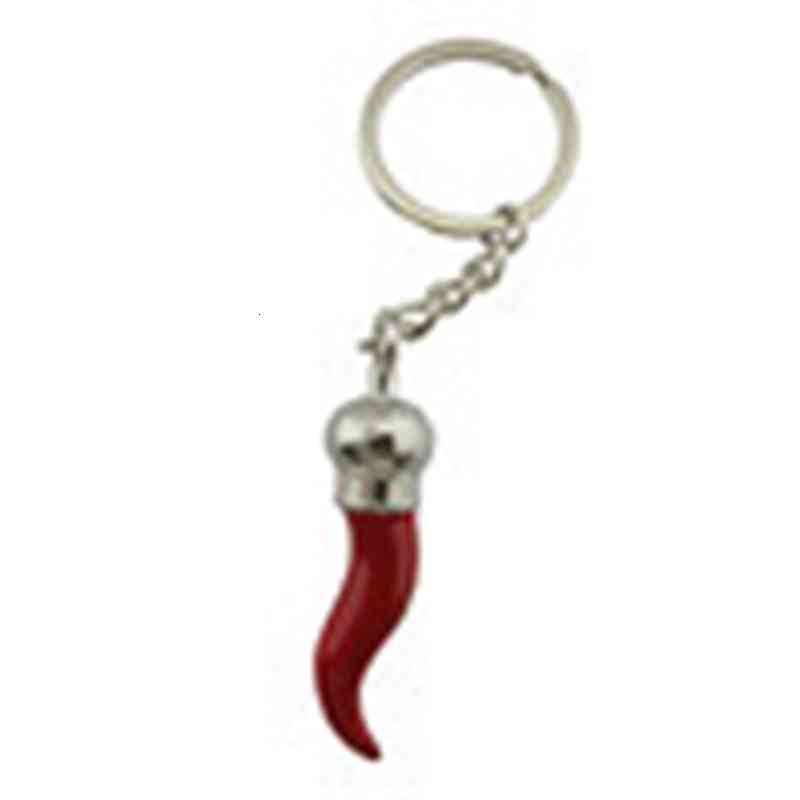 Key Rings Metal Fiery Red Pepper Chain Creative Chinese Three-dimensional Simulation Pendant Gift