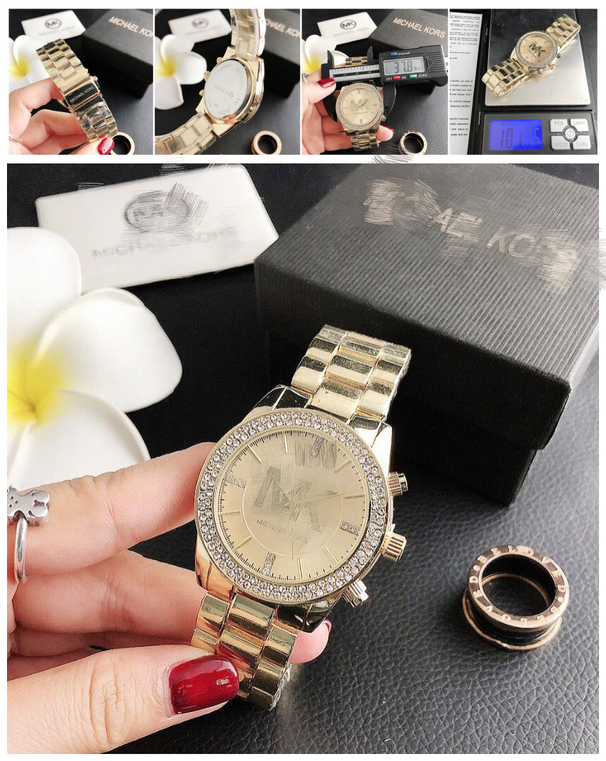 004 michaelmkkors Fashion designer Diamond Watches women Girl Big letters women Clock Wristwatch steel band watch Quartz watch men, Ombre color
004 michaelmkkors Fashion designer Diamond Watches women Girl Big letters women Clock Wristwatch steel band watch Quartz watch men, Ombre color