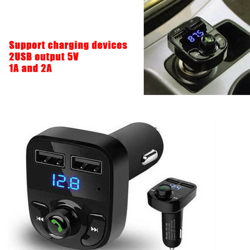 X8 FM Transmitter Aux Modulator Bluetooth Handsfree Car Kit Car Audio MP3 Player with 3.1A Quick Charge Dual USB Car Charger Accessorie MQ30
X8 FM Transmitter Aux Modulator Bluetooth Handsfree Car Kit Car Audio MP3 Player with 3.1A Quick Charge Dual USB Car Charger Accessorie MQ30